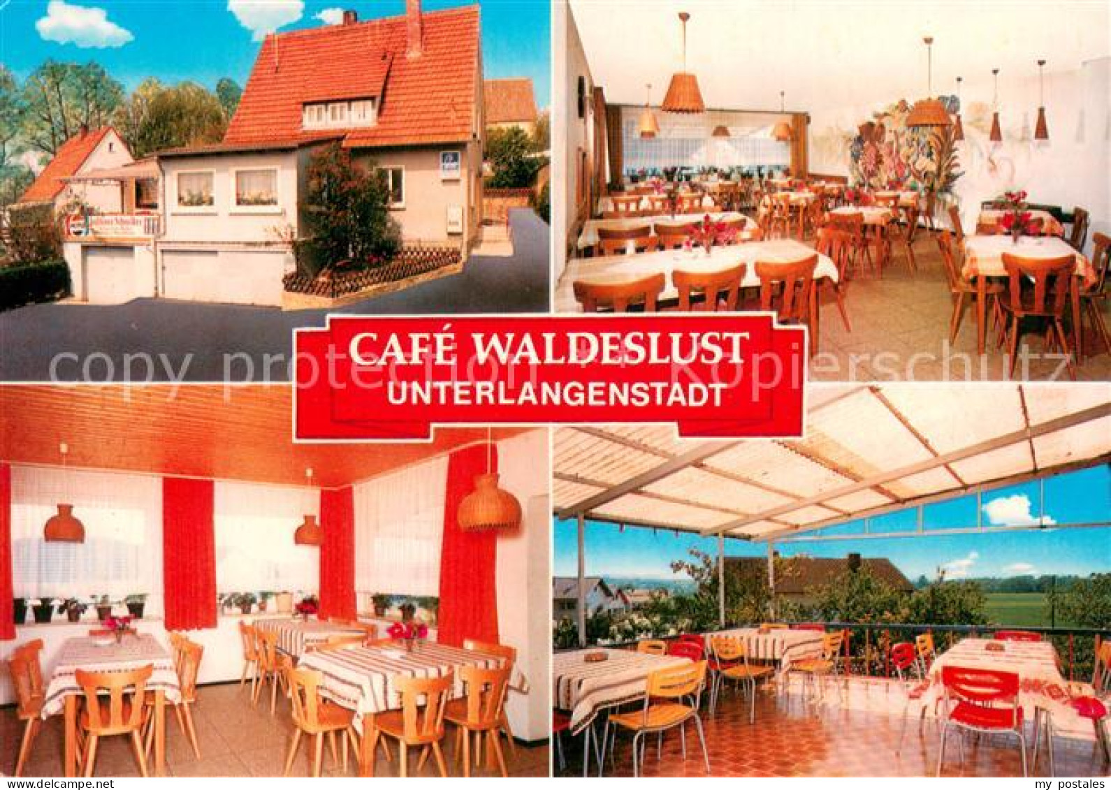 73645941 Unterlangenstadt Gasthaus Waldeslust Restaurant Terrasse Unterlangensta - Autres & Non Classés