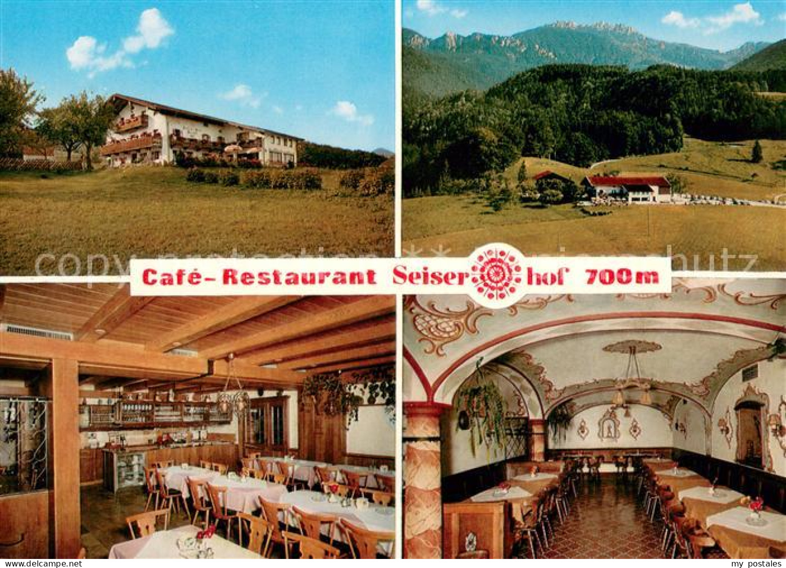 73645925 Reit Aschau Chiemgau Cafe Pension Restaurant Seiserhof Landschaftspanor - Autres & Non Classés