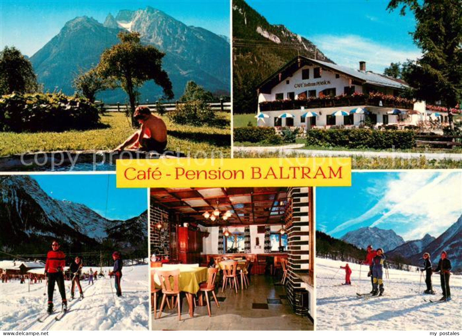 73645923 Ramsau Berchtesgaden Cafe Pension Baltram Wintersport Alpen Ramsau Berc - Berchtesgaden