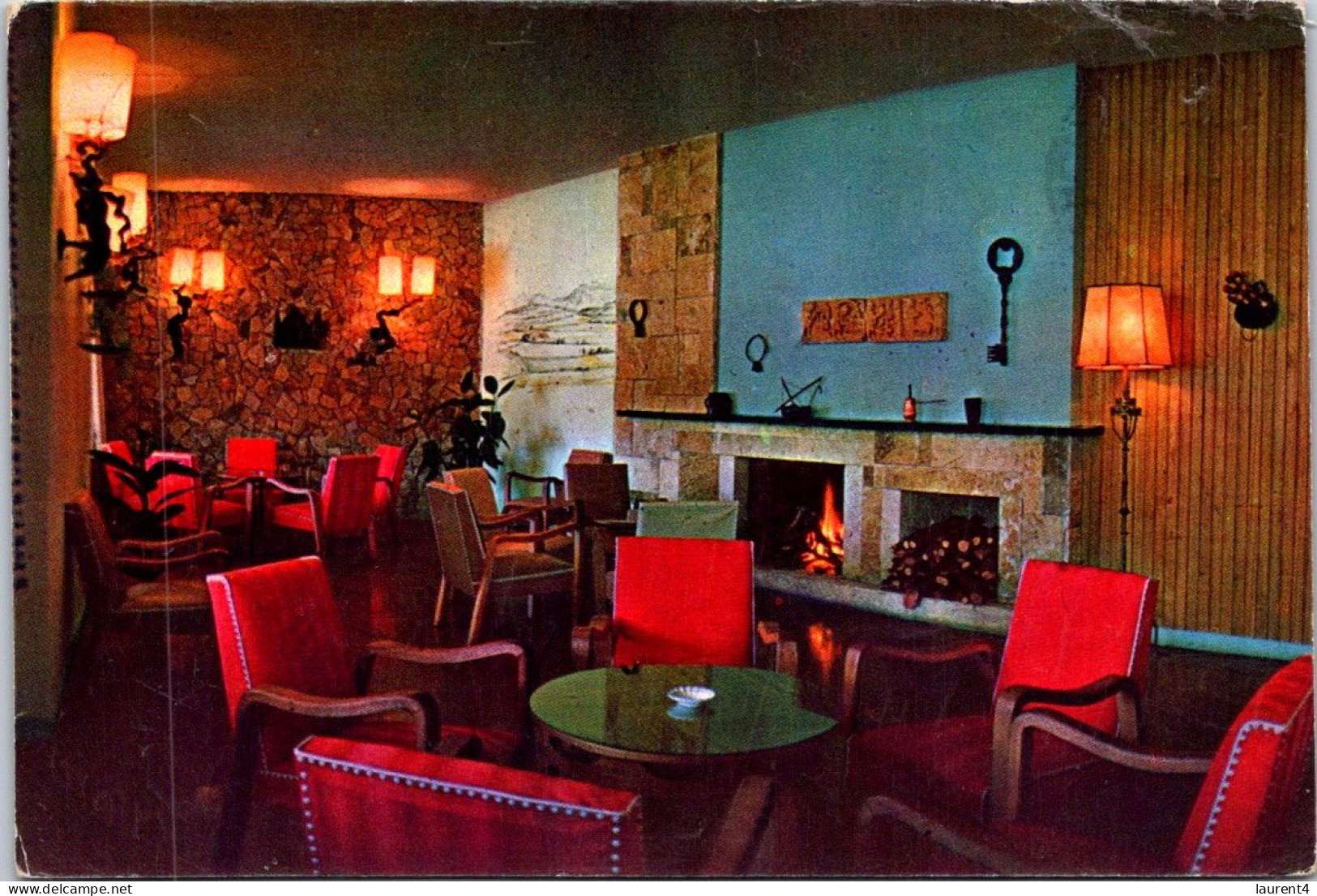 2-5-2024 (3 Z 38) Spain - Ampurdan Motel Restaurant (posted 1963) - Hotels & Gaststätten