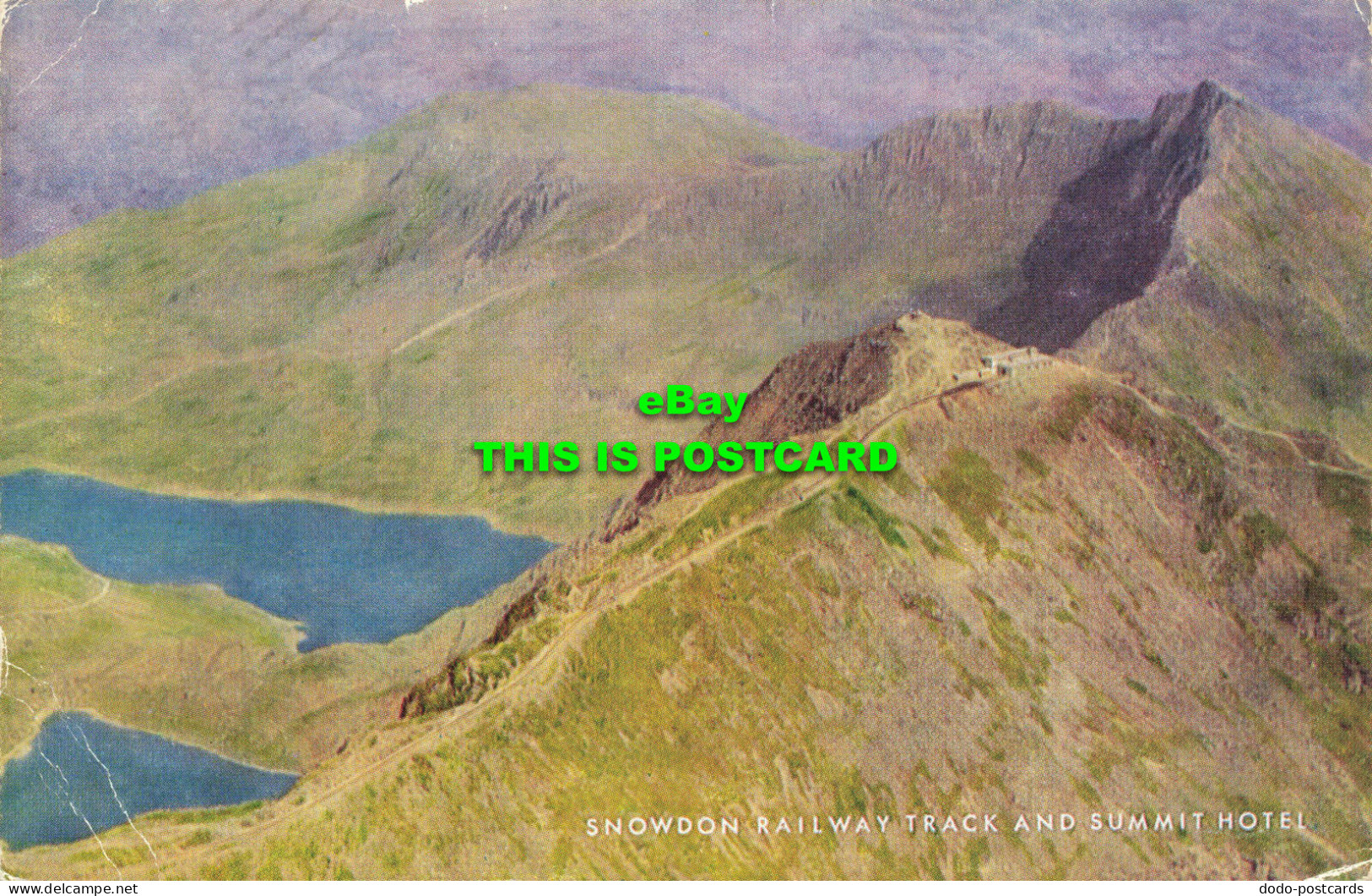 R575632 Snowdon Railway Track And Summit Hotel. Salmon. 1987 - Monde