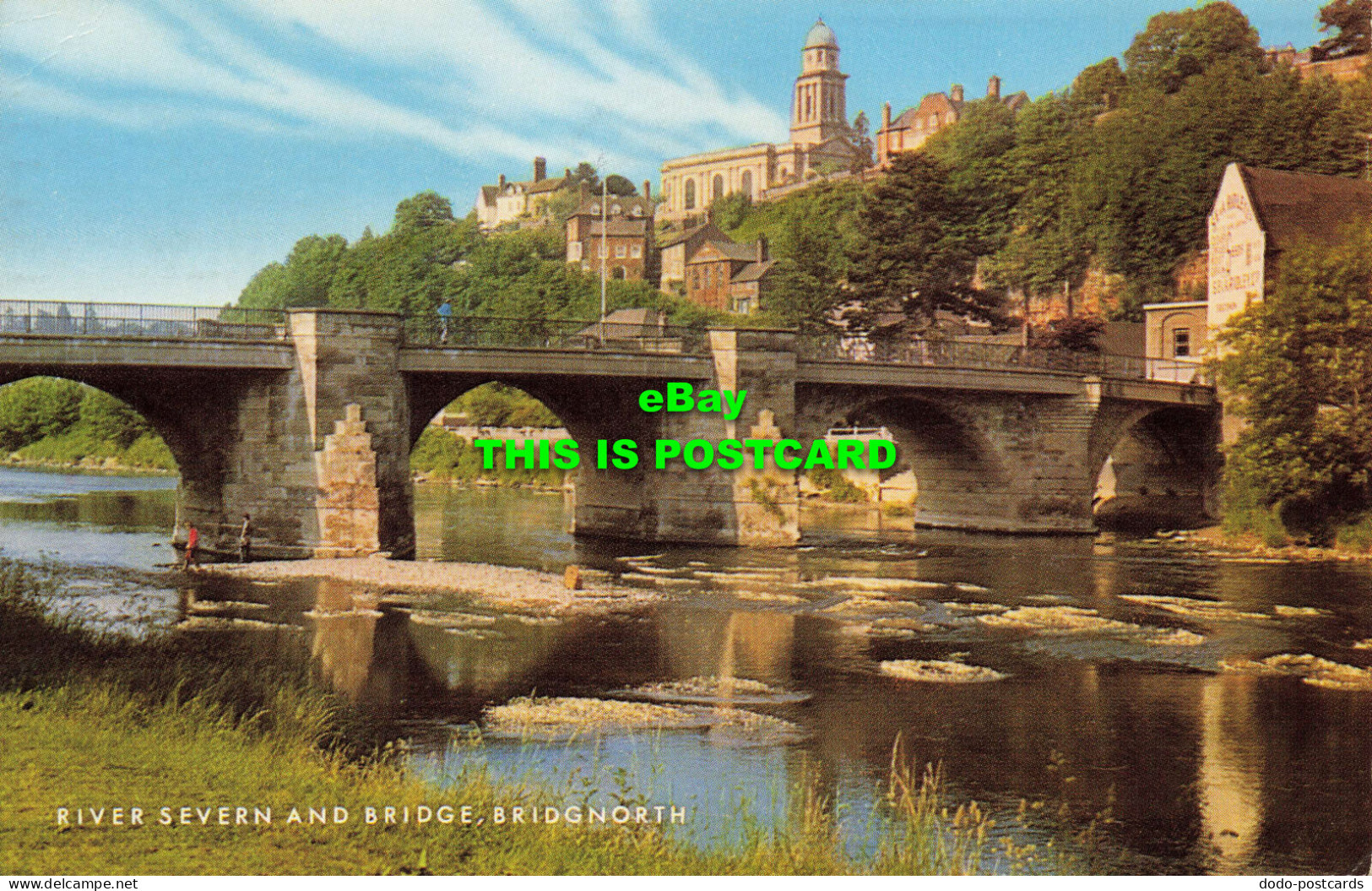 R575633 River Severn And Bridge. Bridgnorth. Salmon. 1979 - Monde