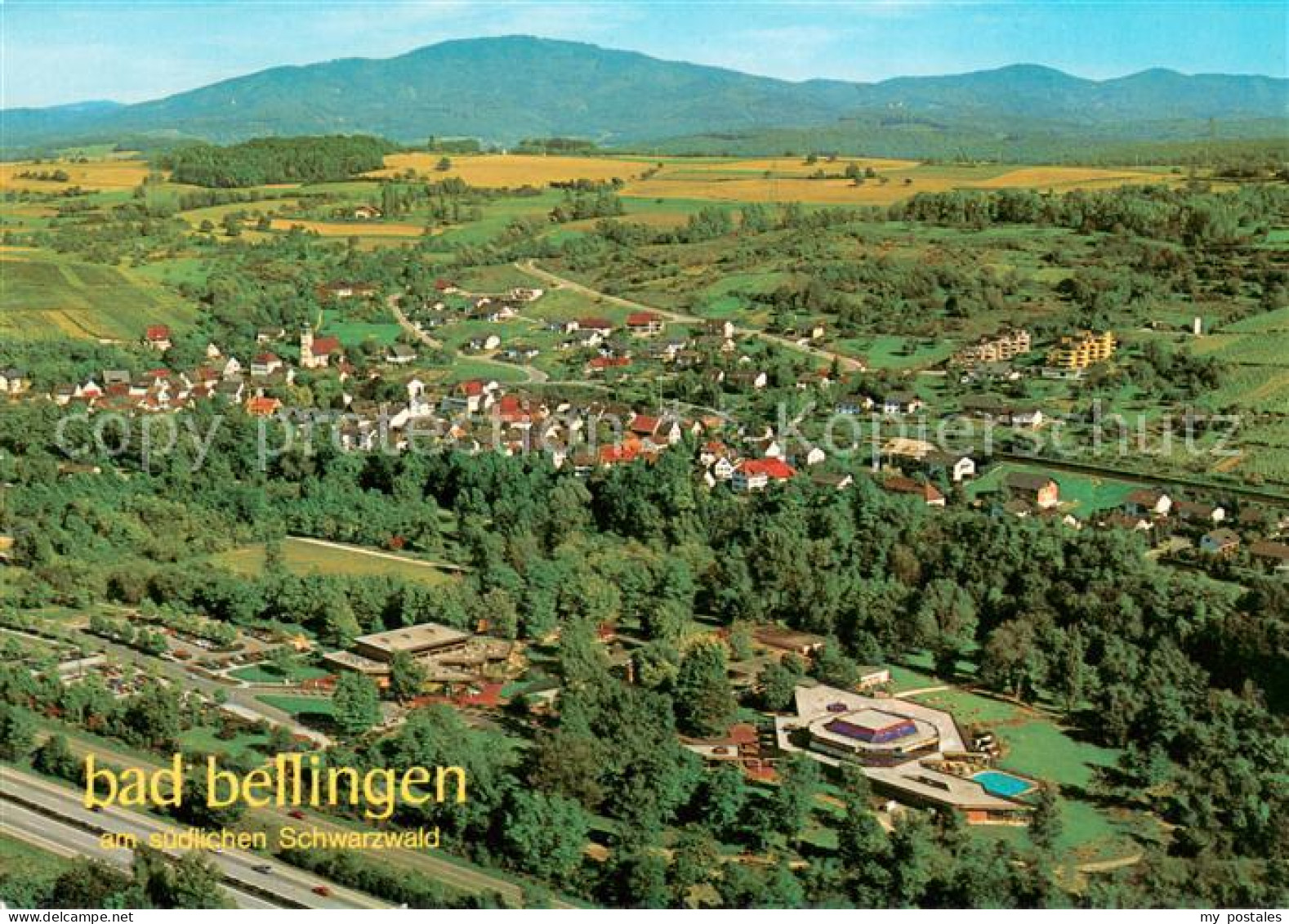 73645781 Bad Bellingen Fliegeraufnahme Mit Mineral Thermalbad Bad Bellingen - Bad Bellingen
