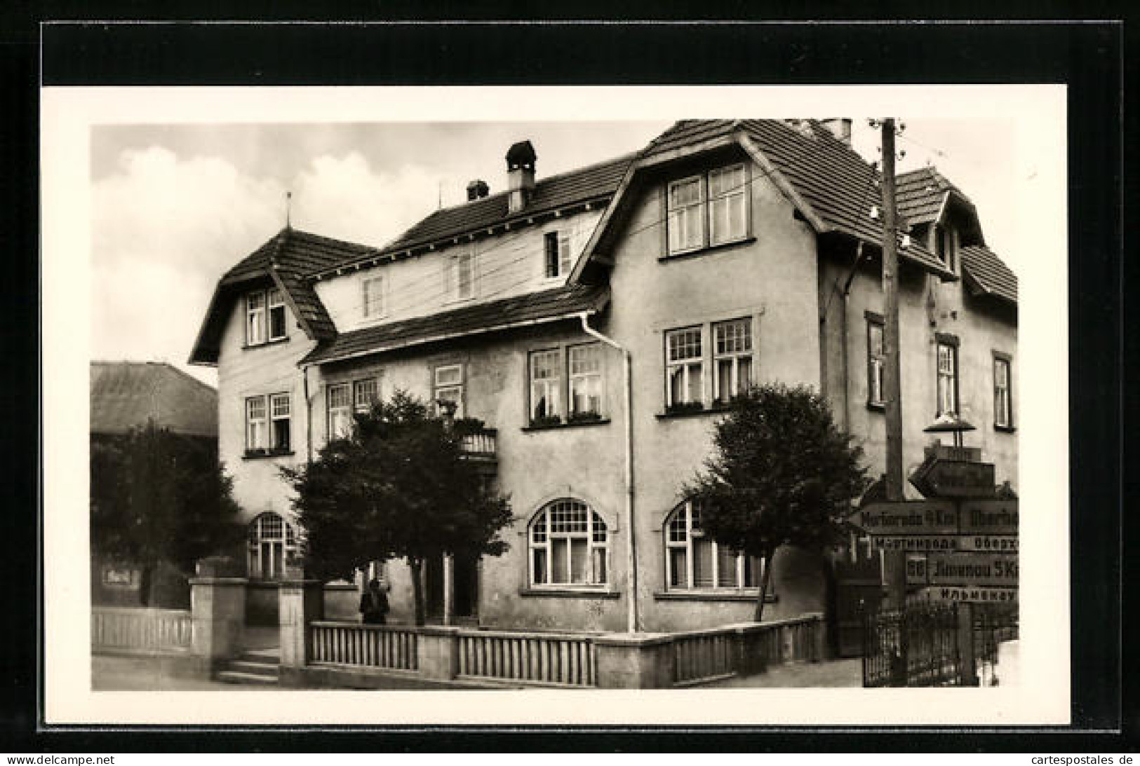 AK Elgersburg I. Thür., Hotel Thüringer Hof  - Elgersburg