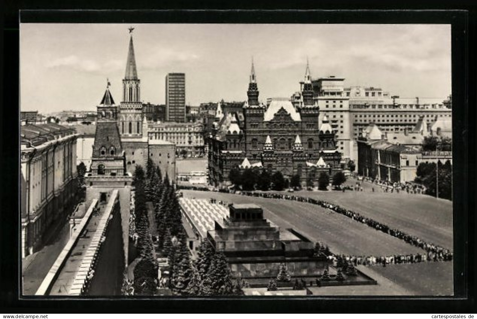 AK Moskau, Red Square, Kremlmauer  - Russia