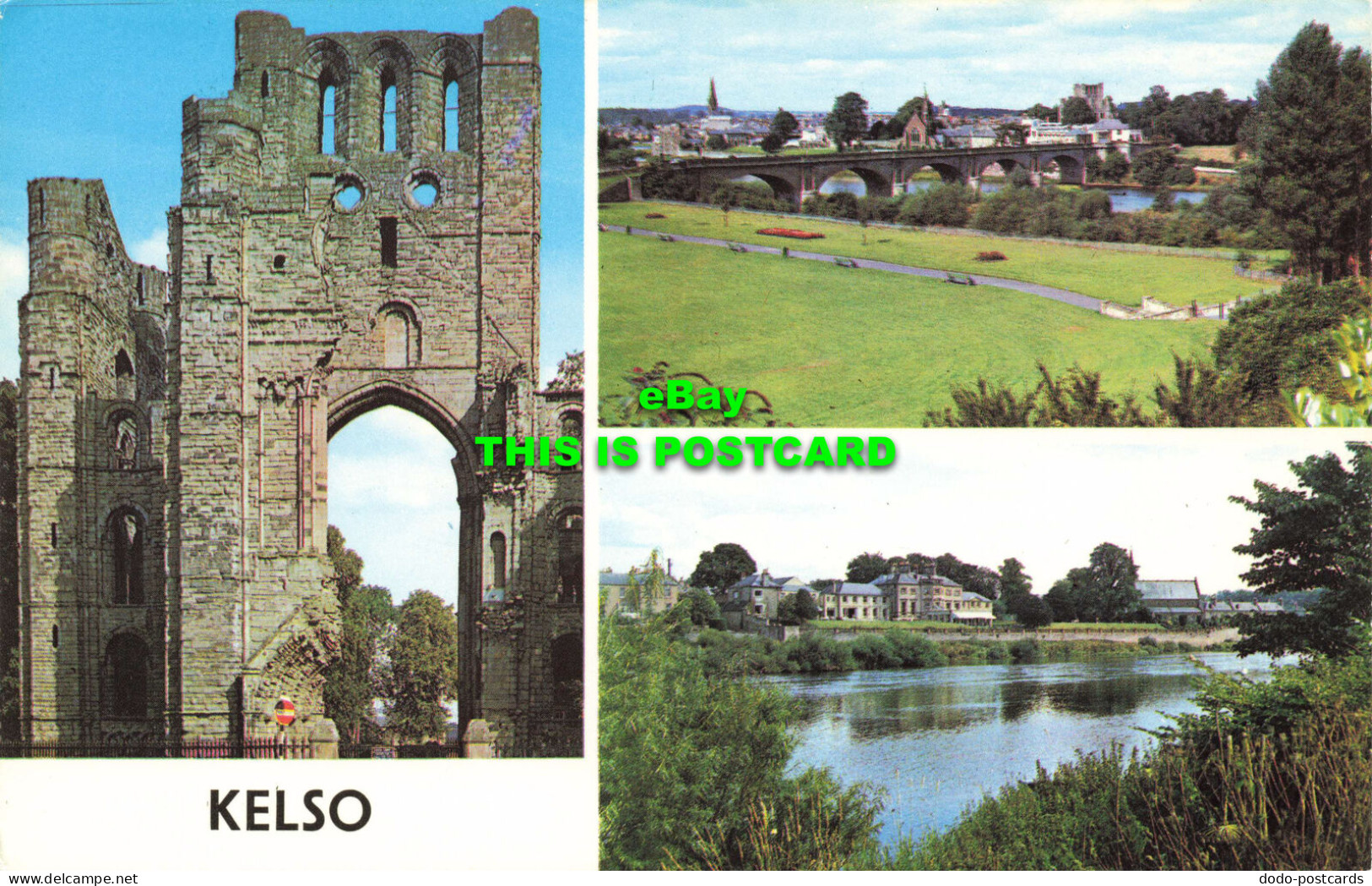 R575671 Kelso. Abbey. Bridge And River Tweed. Ednam House Hotel And River Tweed. - Monde