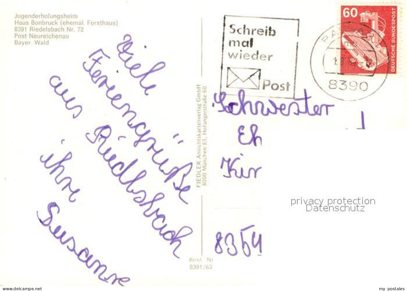 73645711 Riedelsbach Niederbayern Jugenderholungsheim Haus Bonbruck Riedelsbach  - Altri & Non Classificati