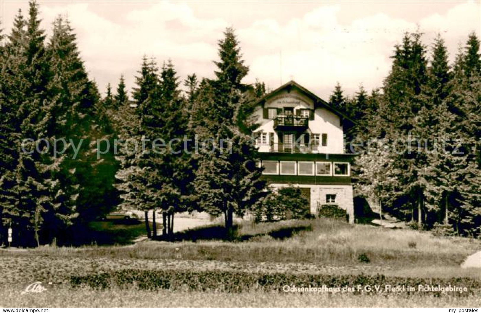 73645678 Fleckl Ochsenkopfhaus Unterkunftshaus Des F.G.V. Im Fichtelgebirge Flec - Altri & Non Classificati