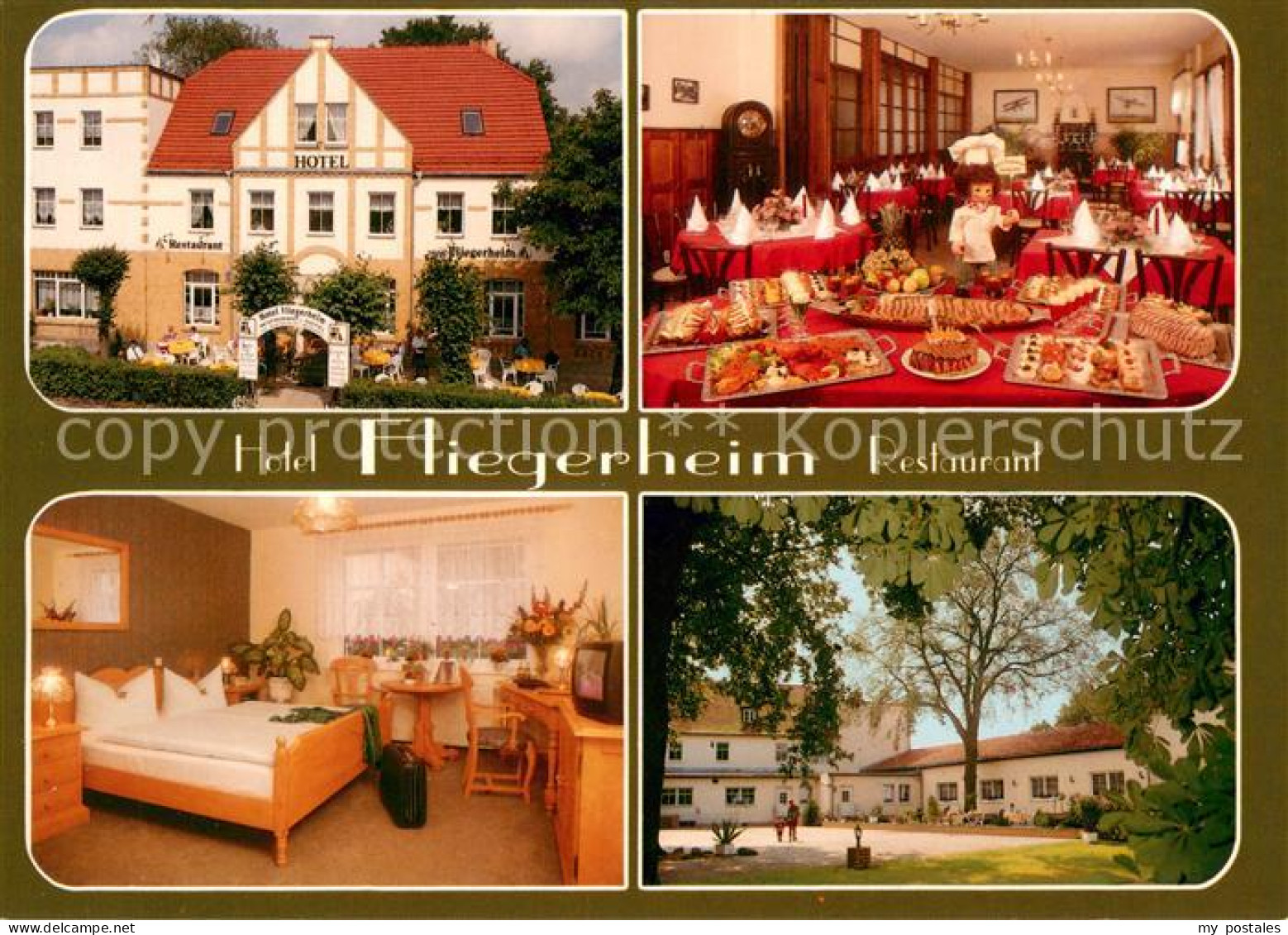 73645628 Borkheide Hotel Fliegerheim Restaurant Buffet Fremdenzimmer Borkheide - Sonstige & Ohne Zuordnung