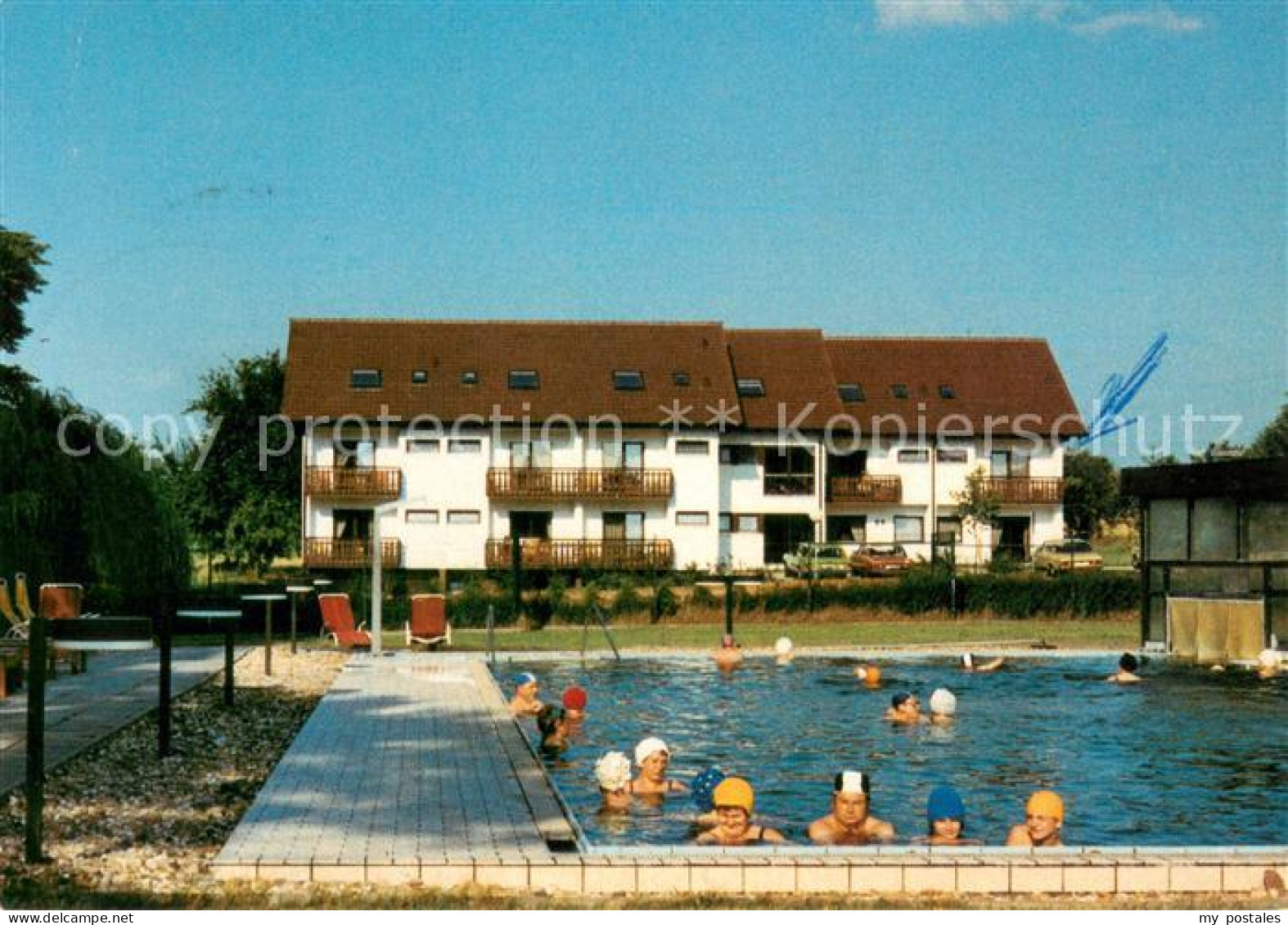 73645596 Bad Langenbruecken Bad Schoenborn Hotel Peters Garni Freibad Bad Langen - Bad Schoenborn