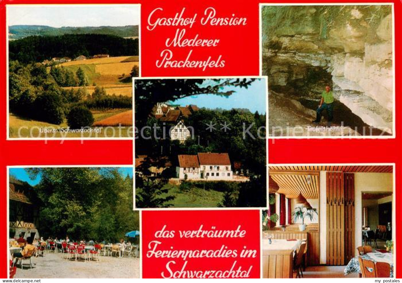 73645589 Prackenfels Nuernberg Gasthof Pension Mederer Schwarzachtal Teufelshoeh - Sonstige & Ohne Zuordnung