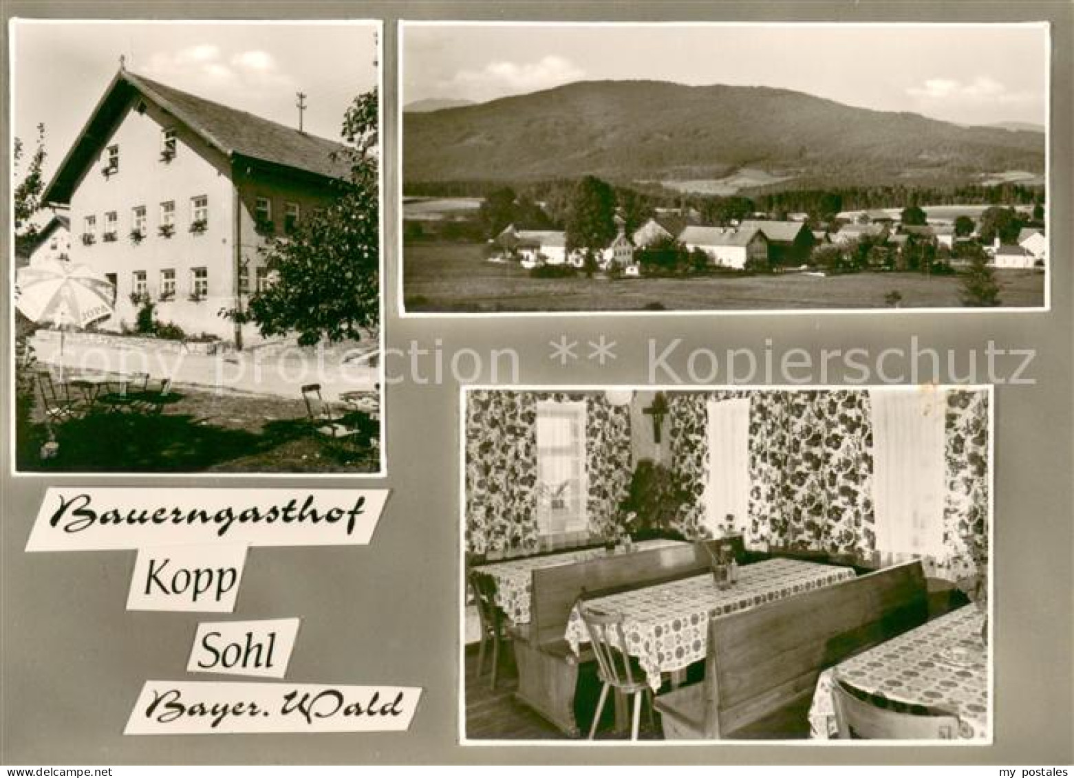 73645555 Sohl Niederbayern Bauerngasthof Kopp Panorama Gaststube Sohl Niederbaye - Sonstige & Ohne Zuordnung