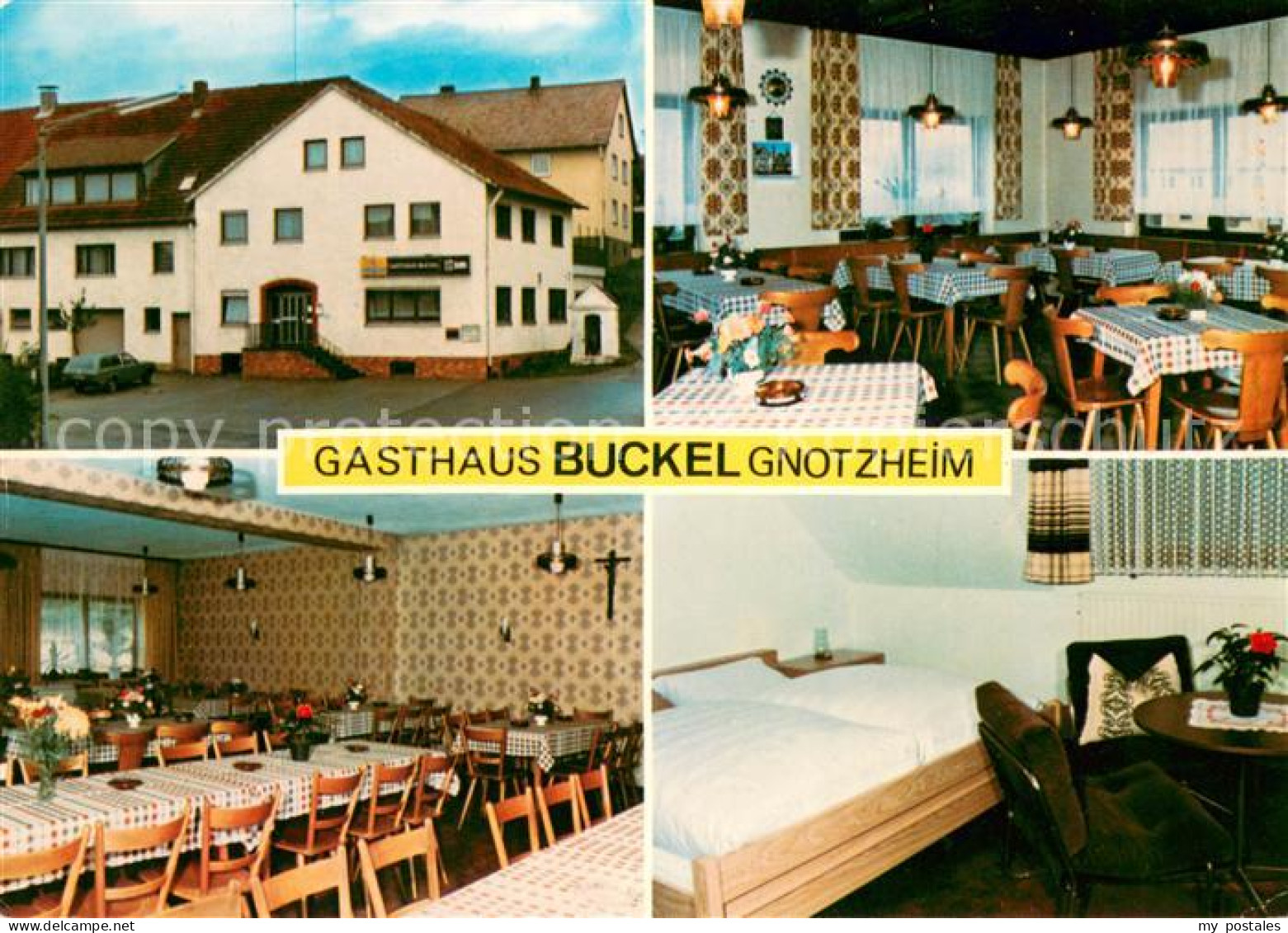 73645548 Gnotzheim Gasthaus Buckel Gastraeume Zimmer Gnotzheim - Altri & Non Classificati
