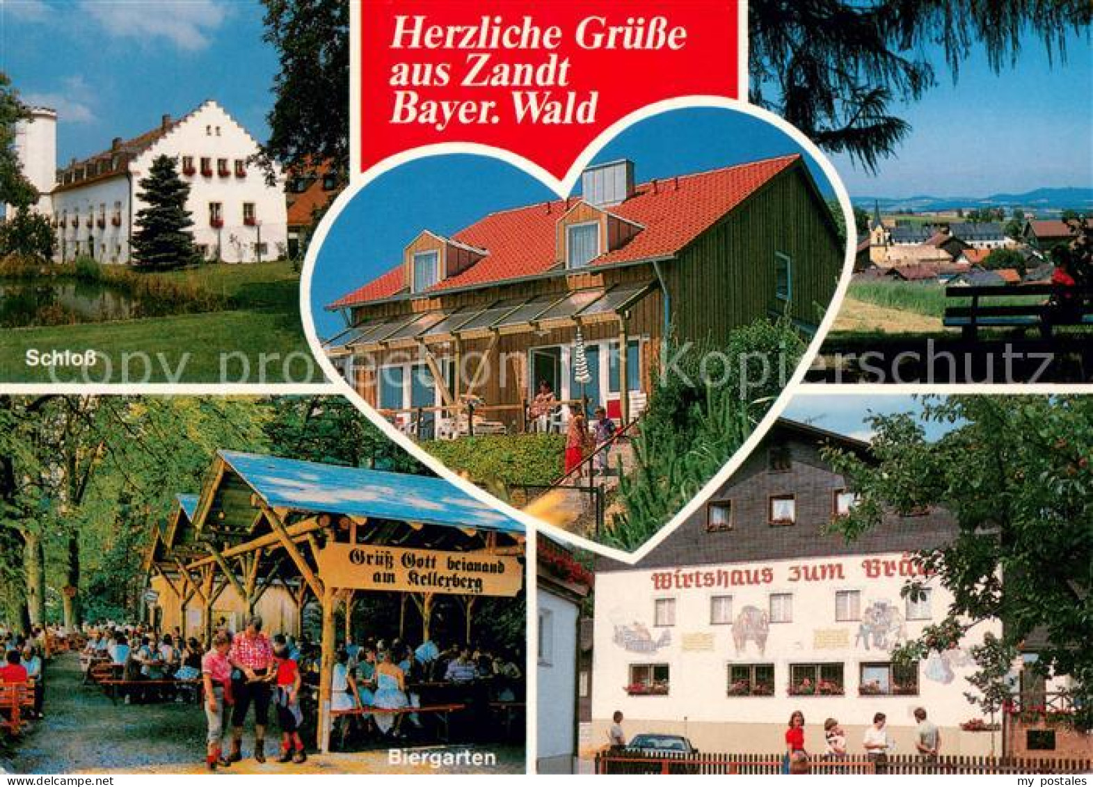 73645538 Zandt Oberpfalz Schloss Biergarten Wirtshaus Zum Braeu Zandt Oberpfalz - Altri & Non Classificati