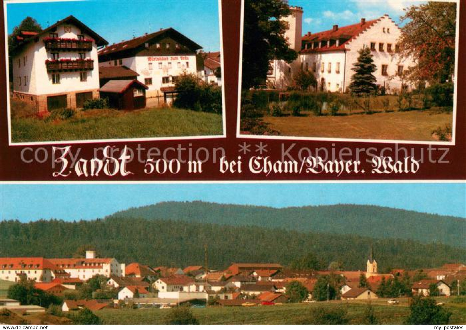 73645536 Zandt Oberpfalz Gasthof Pension Fruechtl Panorama Zandt Oberpfalz - Altri & Non Classificati