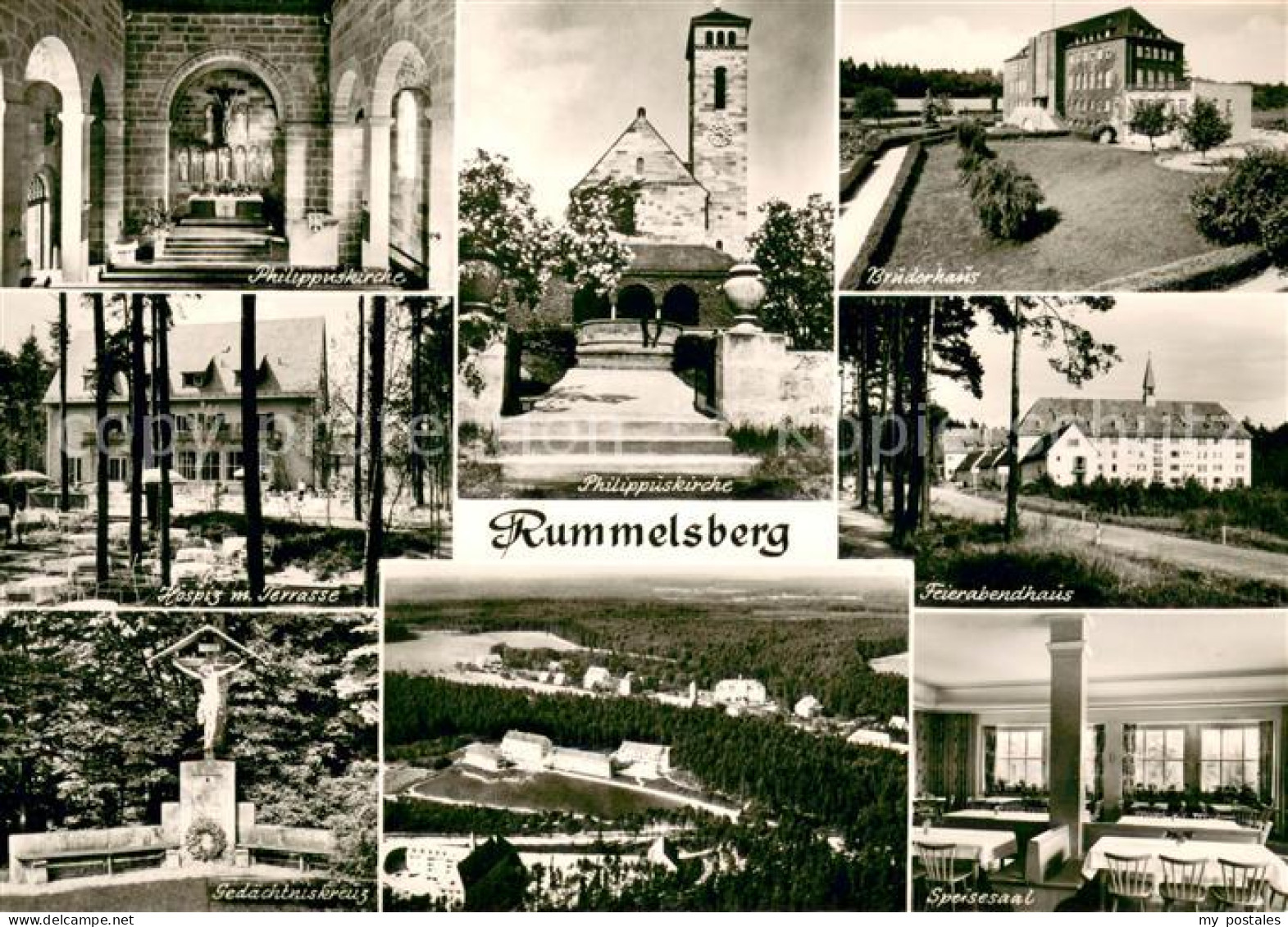 73645532 Rummelsberg Philippuskirche Bruderhaus Hospiz Gedaechtniskreuz Feierabe - Sonstige & Ohne Zuordnung