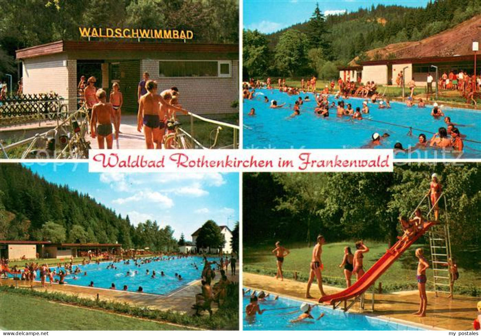 73645525 Rothenkirchen Oberfranken Waldbad Rothenkirchen Freibad Rutsche Rothenk - Altri & Non Classificati