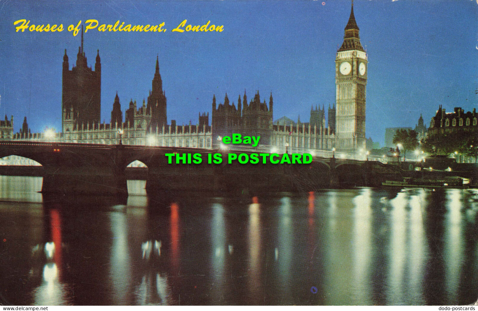 R575897 Houses Of Parliament. London. Natural Colour Series. Photographic Greeti - Autres & Non Classés