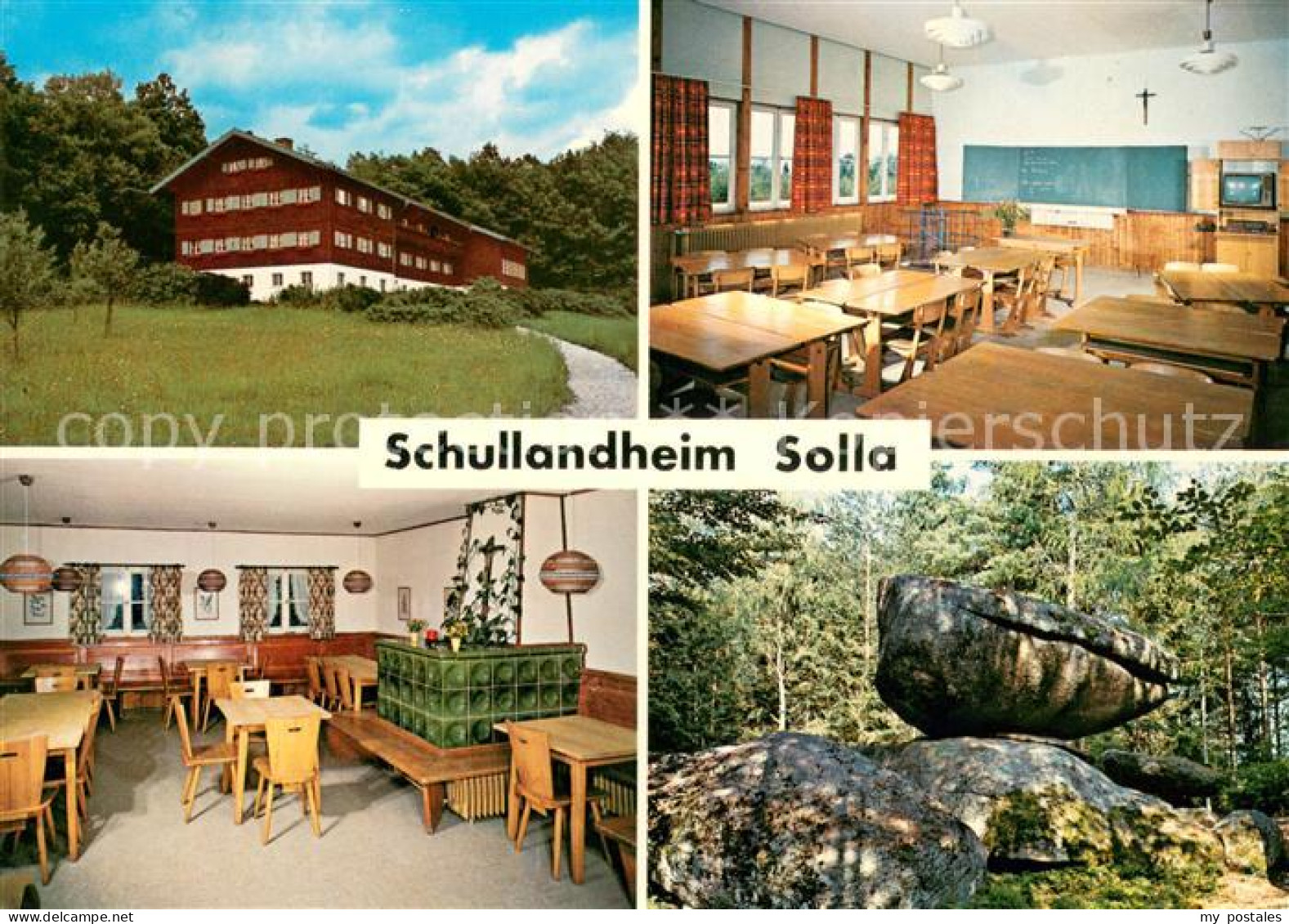 73645481 Solla Wald Schullandheim Solla Gastraum Klassenzimmer Felsbrocken Solla - Freyung