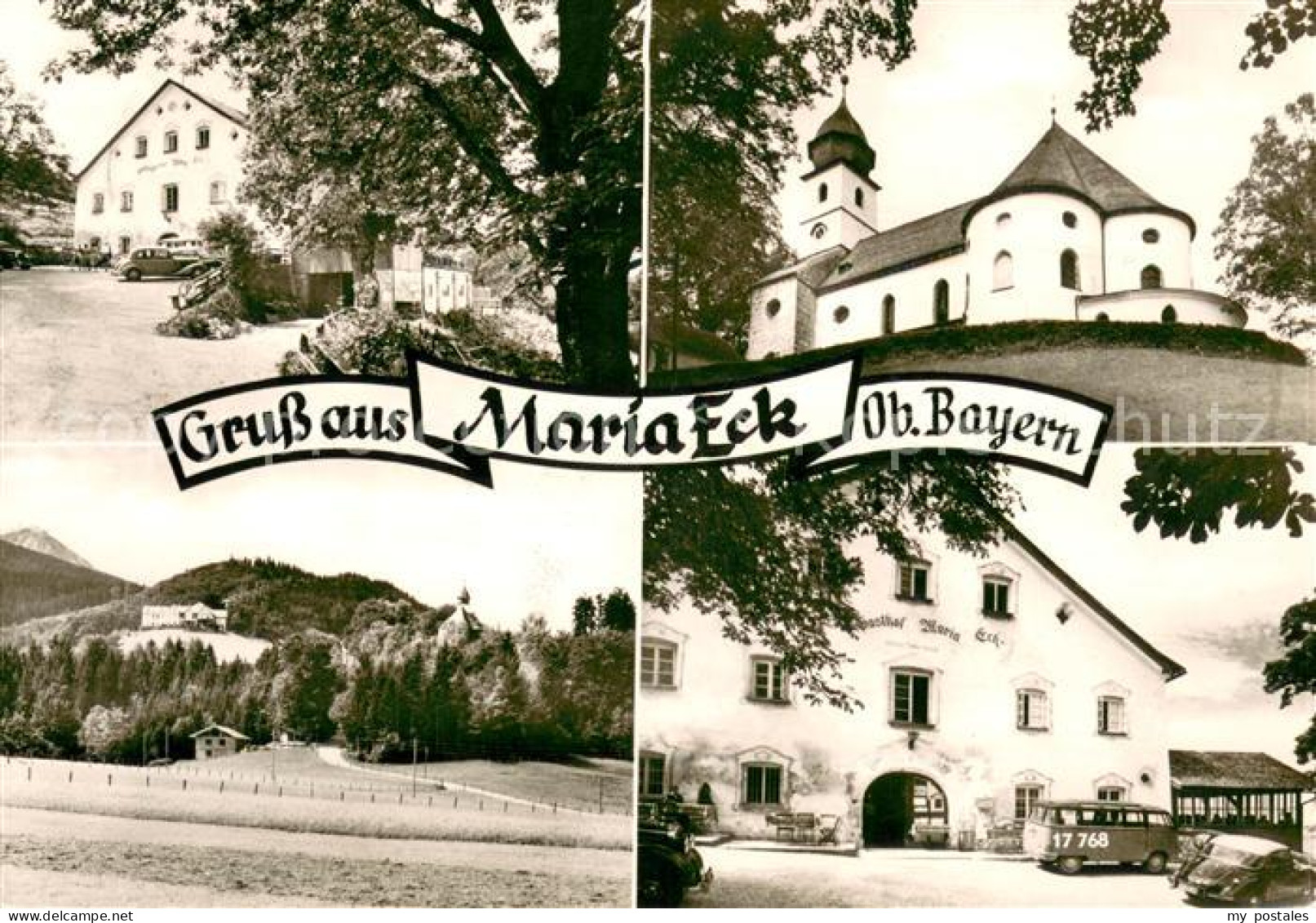 73645387 Maria Eck Panorama Kloster Und Gasthof Maria Eck Maria Eck - Sonstige & Ohne Zuordnung