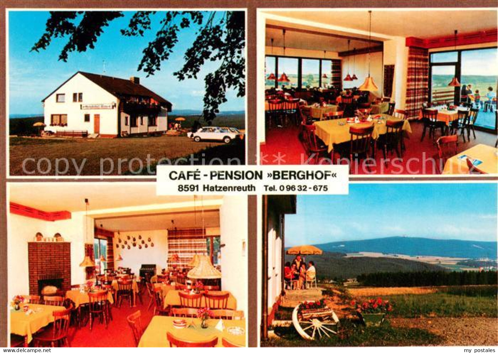 73645368 Hatzenreuth Cafe Pension Berghof Gastraeume Terrasse Hatzenreuth - Waldsassen
