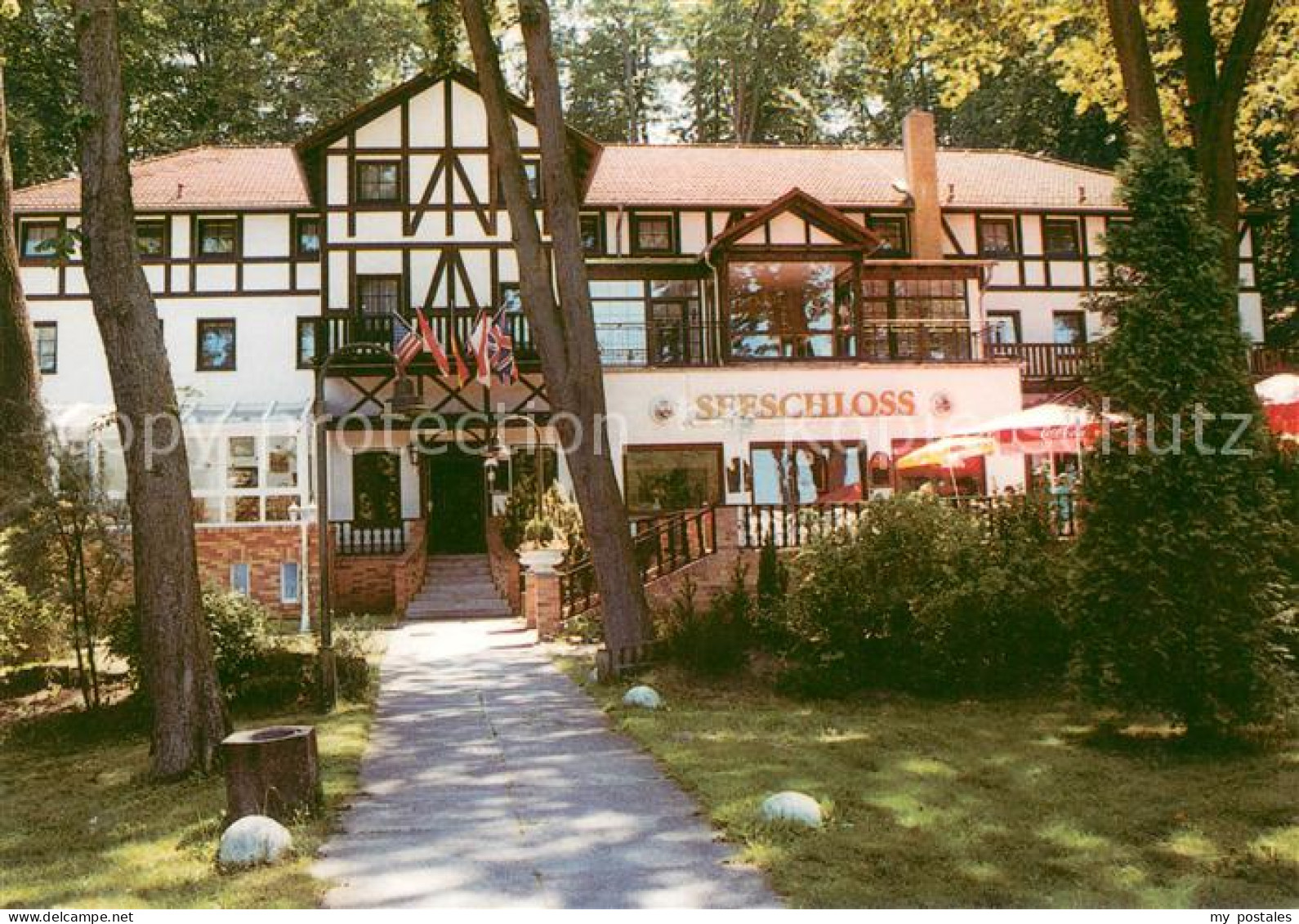 73645343 Lanke Hotel Restaurant Seeschloss Gartenterrasse Lanke - Wandlitz