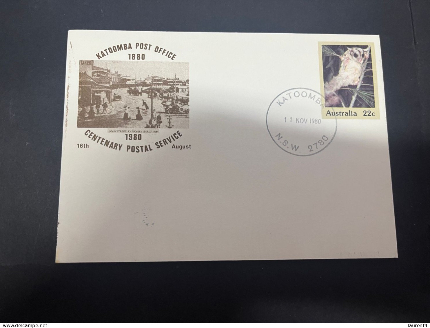 1-5-2024 (3 Z 39) Australia FDC (2 Covers) 1980 - Katoomba Post Office Centenary (NSW 2780) - Omslagen Van Eerste Dagen (FDC)