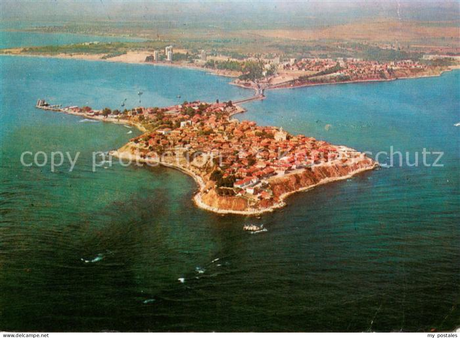 73645263 Nessebre Nessebar Nessebyr Halbinsel Fliegeraufnahme  - Bulgaria