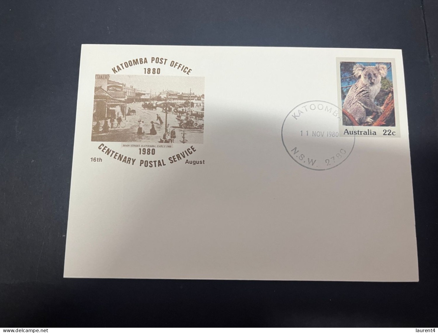 1-5-2024 (3 Z 39) Australia FDC (3 Covers) 1980 - Katoomba Post Office Centenary (NSW 2780) - Omslagen Van Eerste Dagen (FDC)