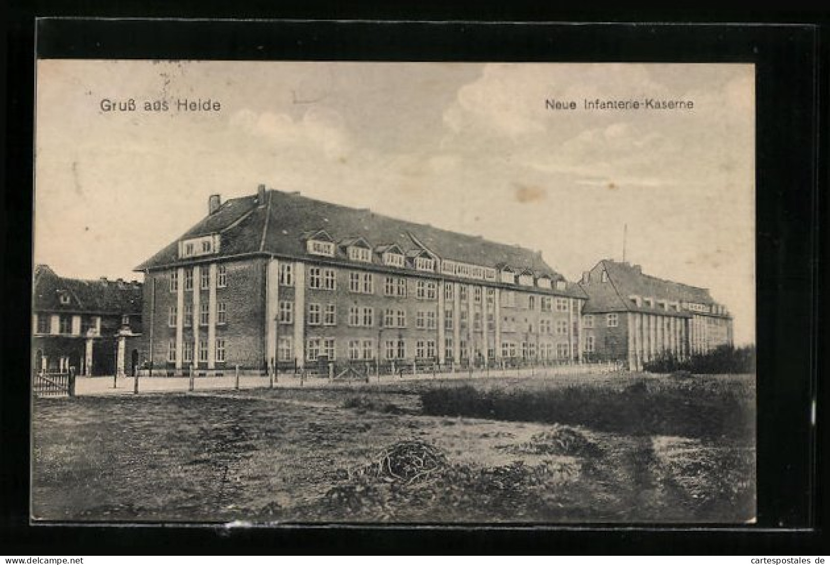 AK Heide, Neue Infanterie-Kaserne  - Heide