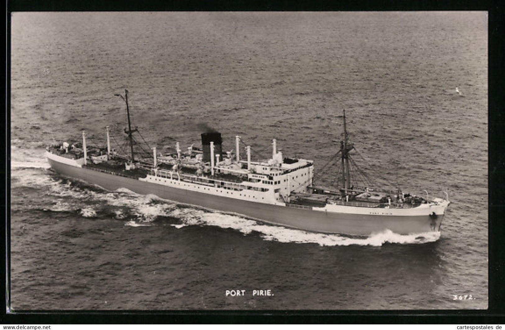 AK Passagierschiff Port Pirie, Fliegeraufnahme Des Dampfers  - Passagiersschepen