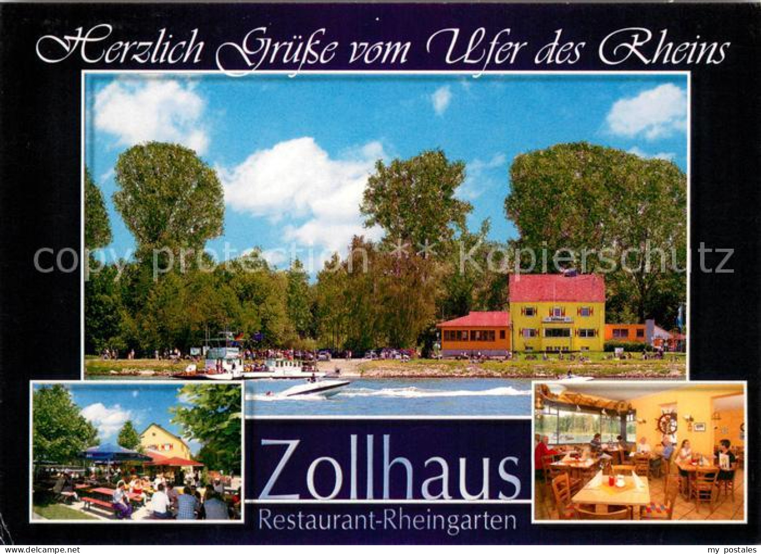 73645156 Au Rhein Restaurant Zollhaus Rheinpartie Au Rhein - Other & Unclassified