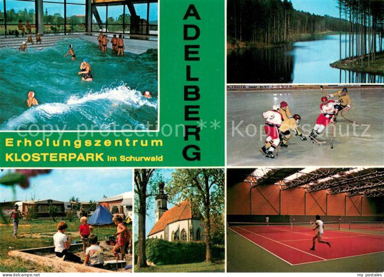 73645152 Adelberg Erholungszentrum Klosterpark Wellenhallenbad Eishockeybahn Cam - Autres & Non Classés