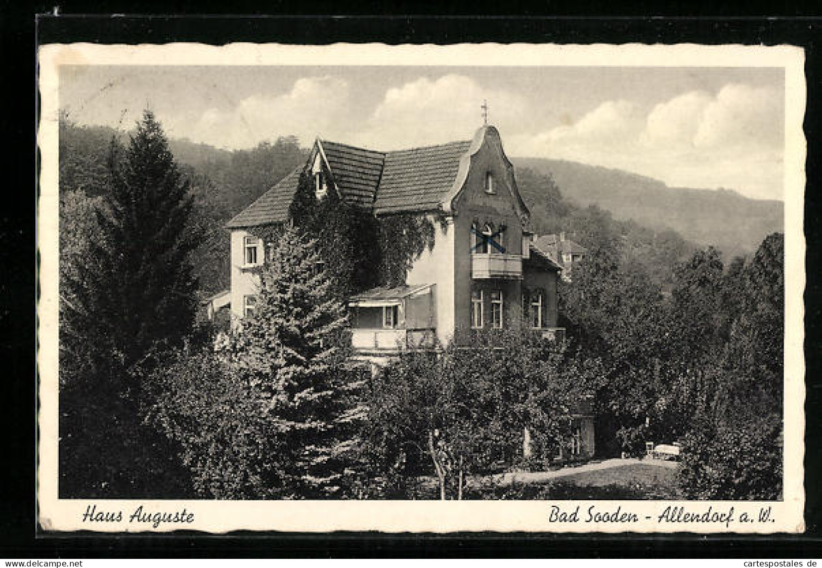 AK Bad Sooden-Allendorf A. W., Gästeheim Haus Auguste  - Bad Sooden-Allendorf