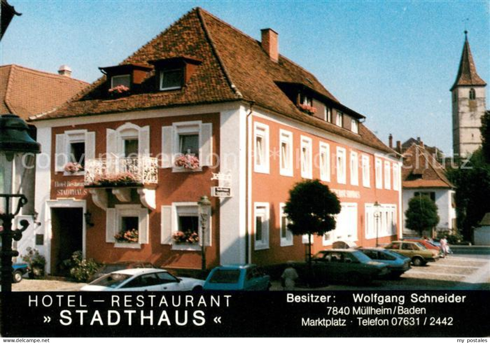 73645136 Muellheim Baden Hotel Restaurant Stadthaus Muellheim Baden - Autres & Non Classés