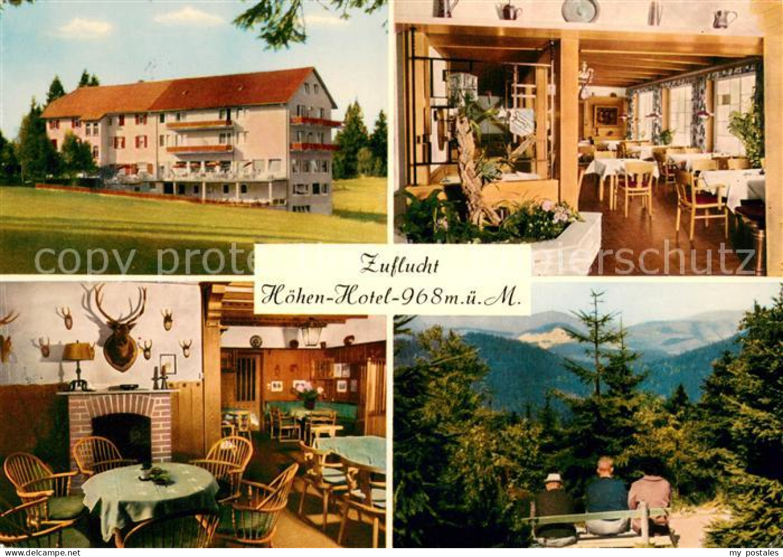 73645068 Zuflucht Schmelzles Hoehenhotel Restaurant Panorama Schwarzwald Zufluch - Autres & Non Classés