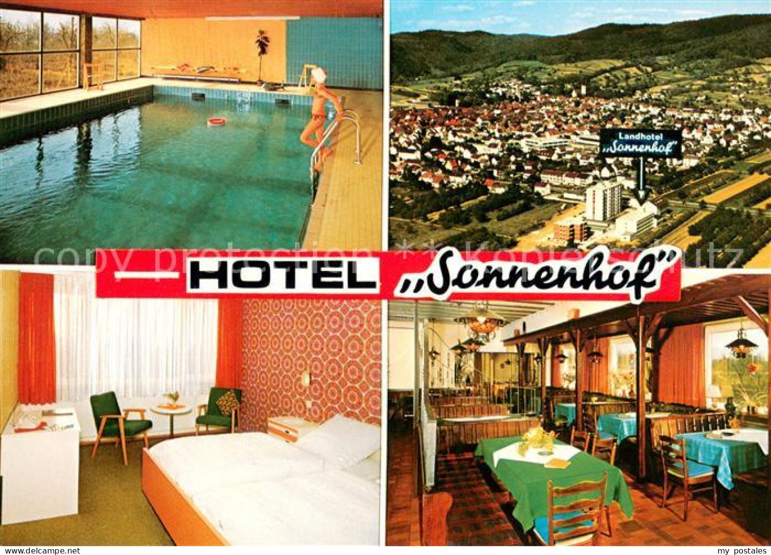 73645041 Leutershausen Hirschberg Bergstrasse Hotel Sonnenhof Hallenbad Zimmer G - Autres & Non Classés