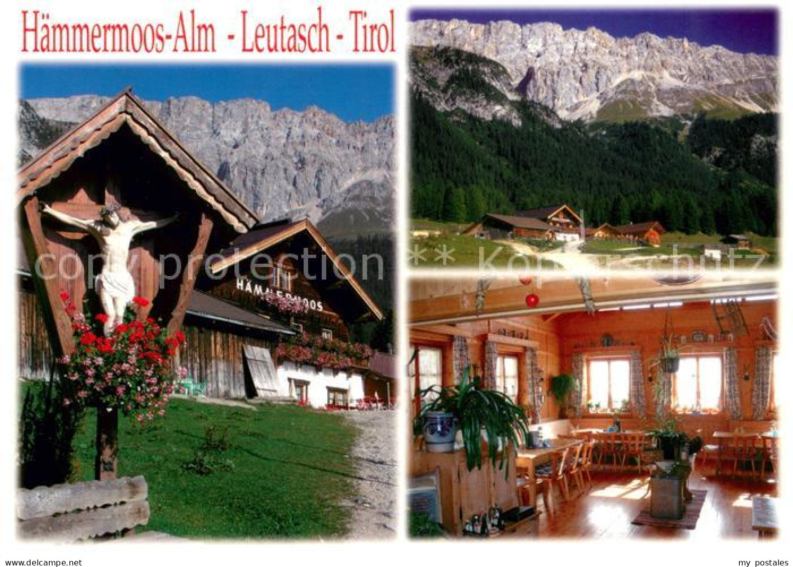 73644904 Leutasch Haemmermoos Alm Im Leutascher Gaistal Inri Kreuz Alpen Leutasc - Sonstige & Ohne Zuordnung