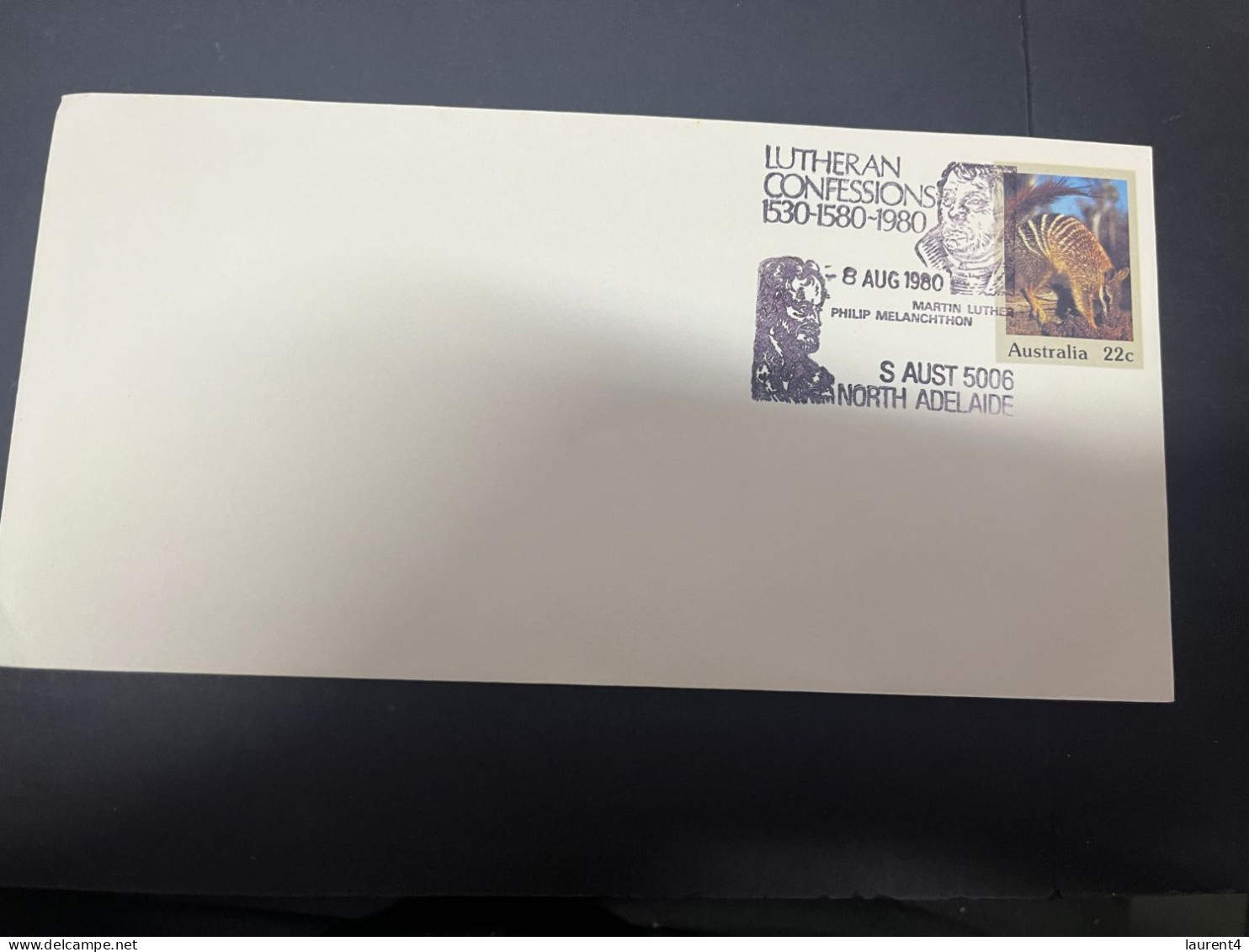 2-5-2024 (3 Z 39) Australian Postmark On Cover - Lutheran Confessions - 1980 (Numbat) - Autres & Non Classés