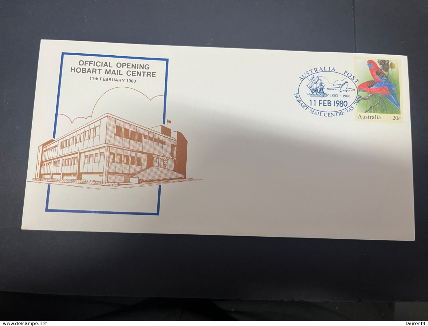 2-5-2024 (3 Z 39) Australian Postmark On Cover - 1980 - Opening Of Hobar Mail Centre (2 Covers) - Altri & Non Classificati