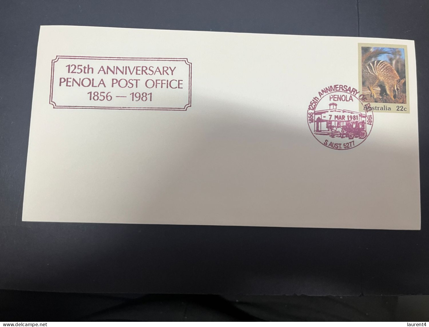 2-5-2024 (3 Z 39) Australian Postmark On Cover - 1981 -  (2 Covers) - Penola Post Office 125th Anniversary - Andere & Zonder Classificatie