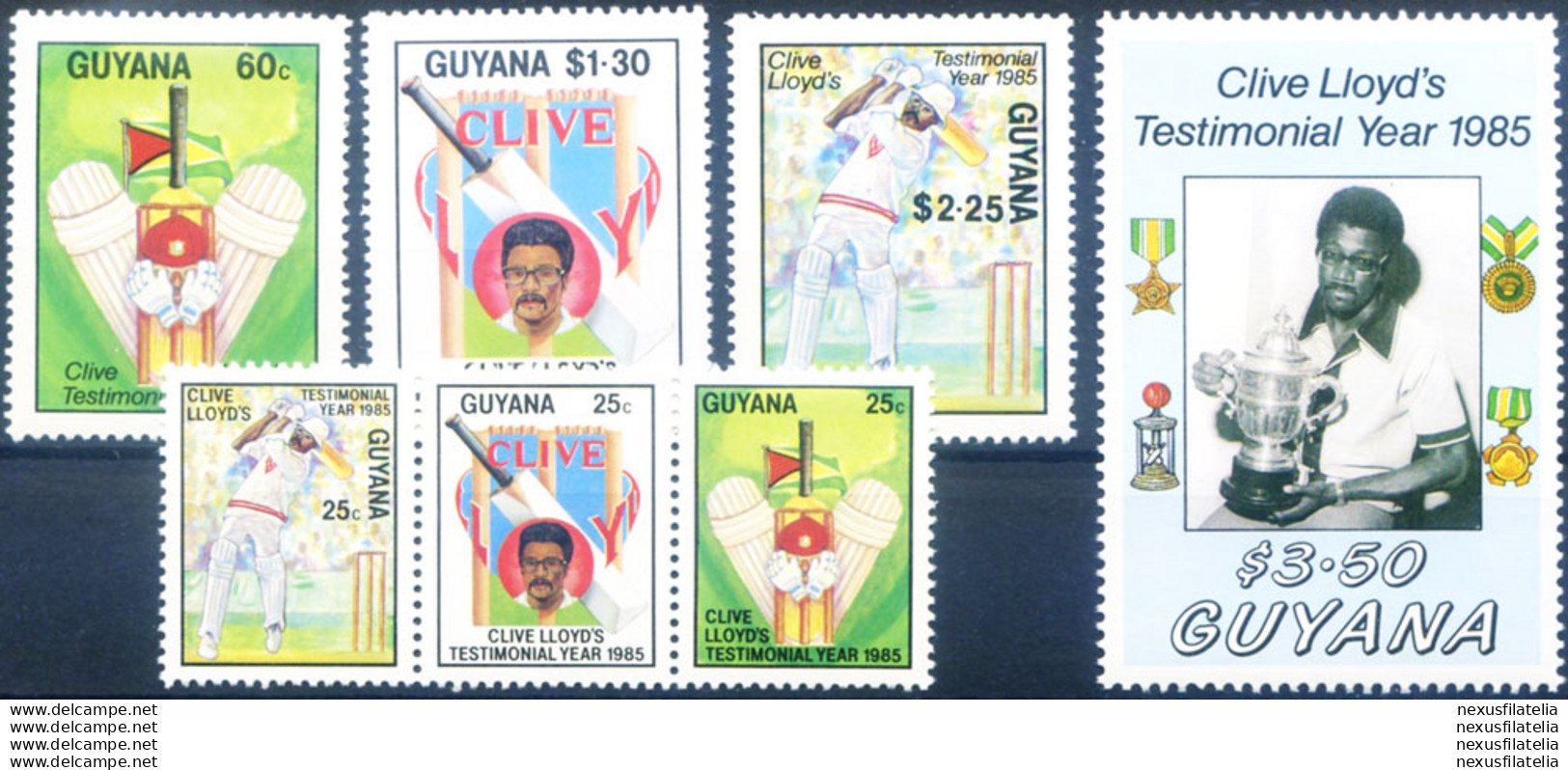 Sport. Cricket 1985. - Guyana (1966-...)