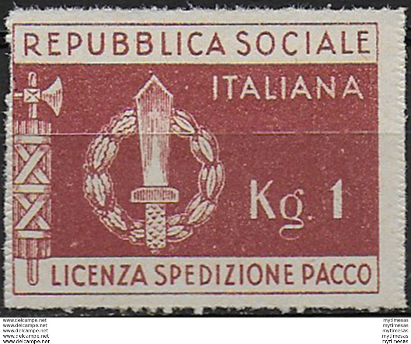 1944 Repubblica Sociale Franchigia Militare MNH Sassone N. 1 - Other & Unclassified