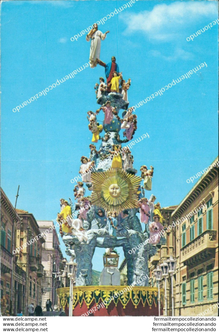 Bm575 Cartolina Messina Citta' La Vara Agosto Messinese - Messina