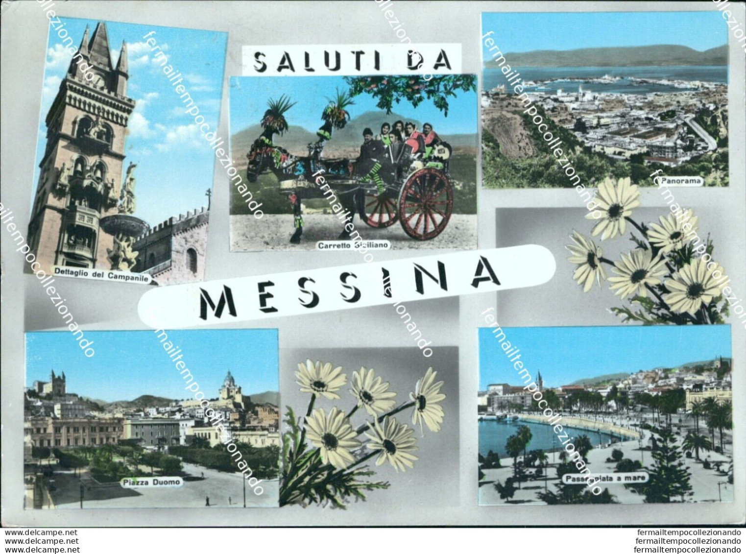 Bm577 Cartolina Saluti Da Messina Citta' - Messina