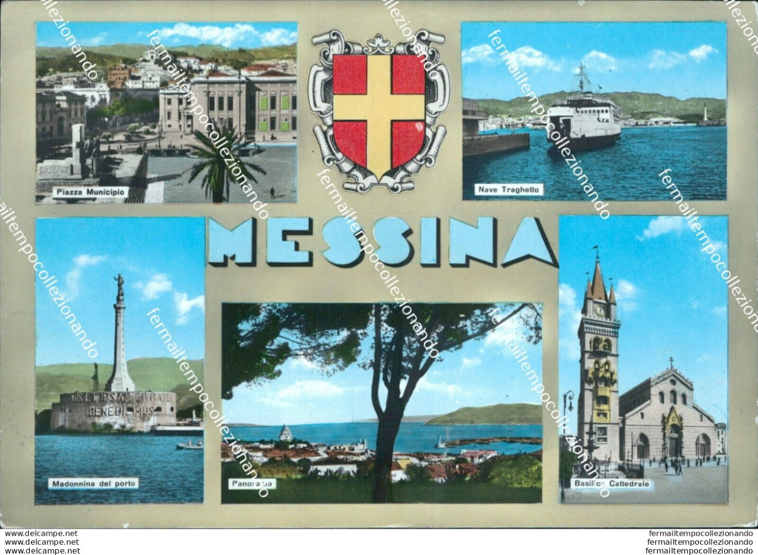 Bm578 Cartolina Saluti Da Messina Citta' - Messina