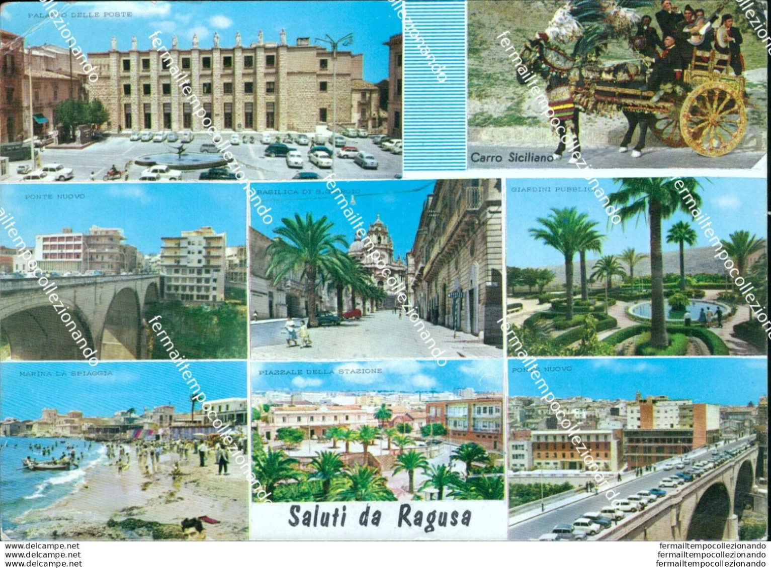 Bn285 Cartolina Saluti Da Ragusa - Ragusa