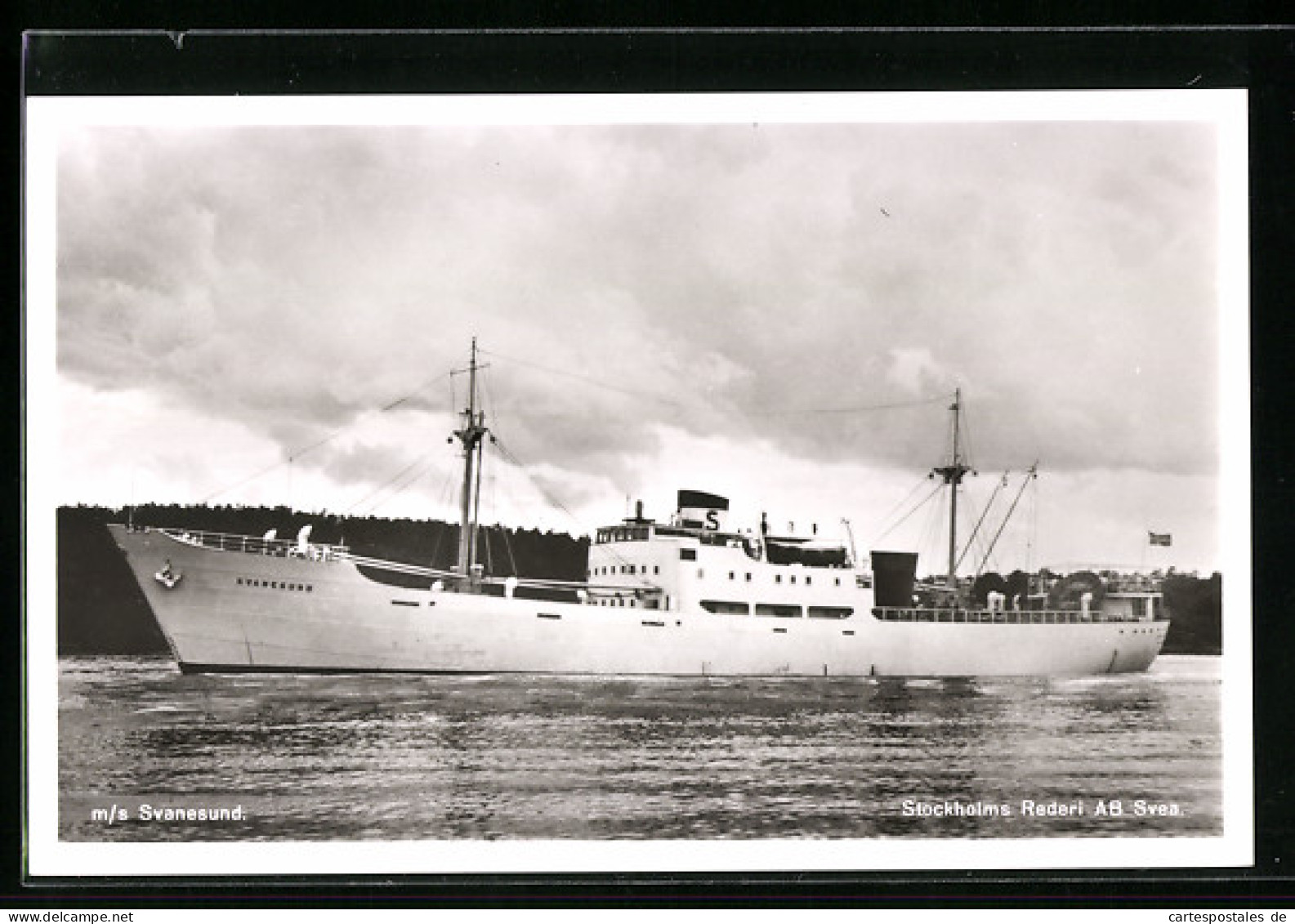 AK Handelsschiff MS Svandesund, Stockholms Rederi AB Svea  - Commerce