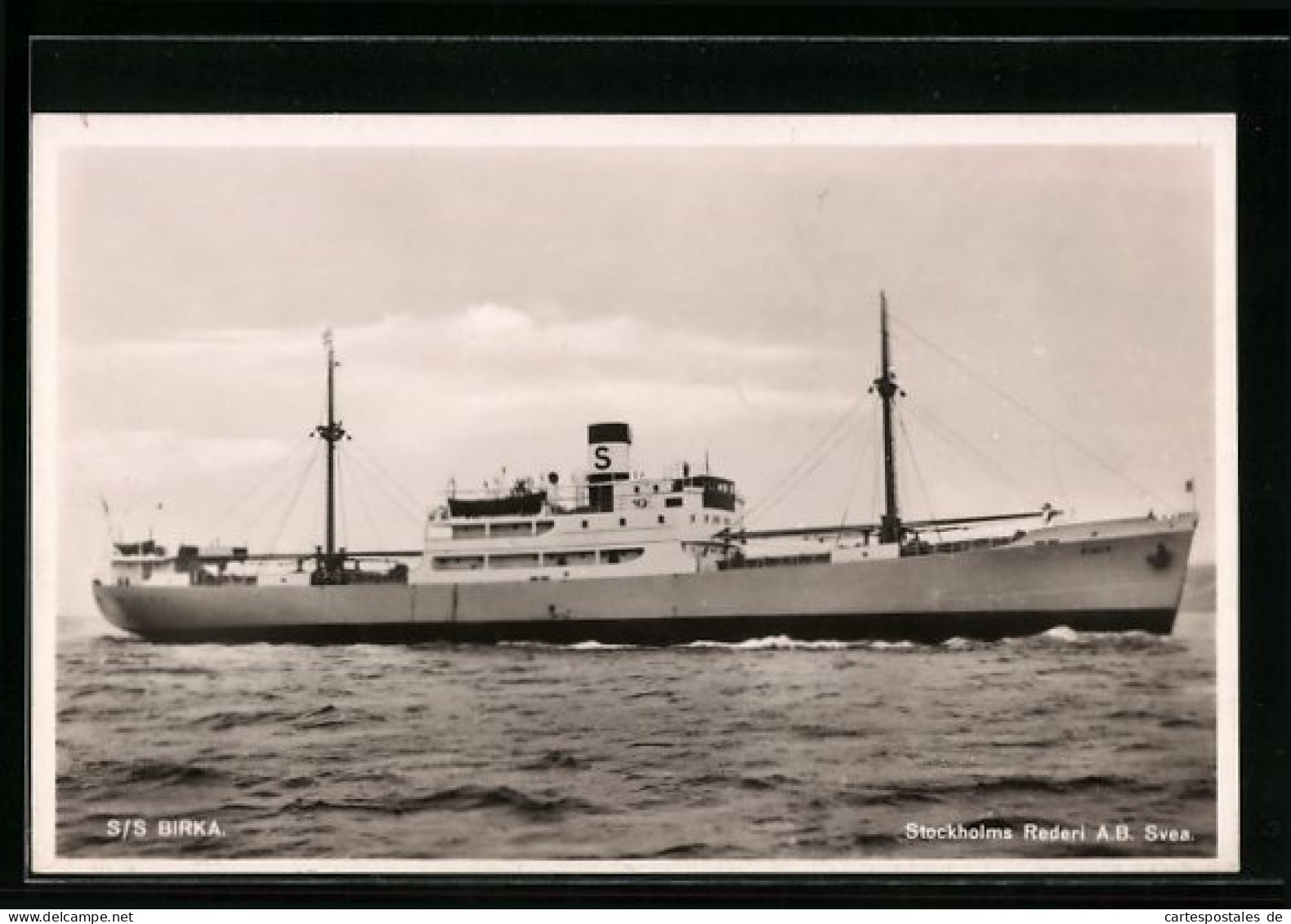 AK Handelsschiff SS Birka, Stockholms Rederi AB Svea  - Commerce