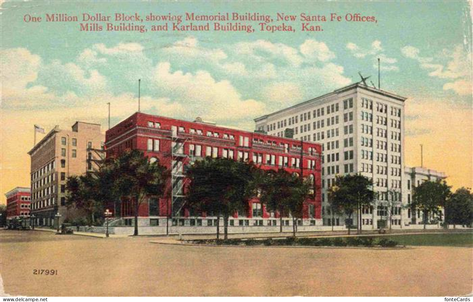 73973996 Topeka_Kansas_USA Memorial Building New Santa Fe Offices - Other & Unclassified